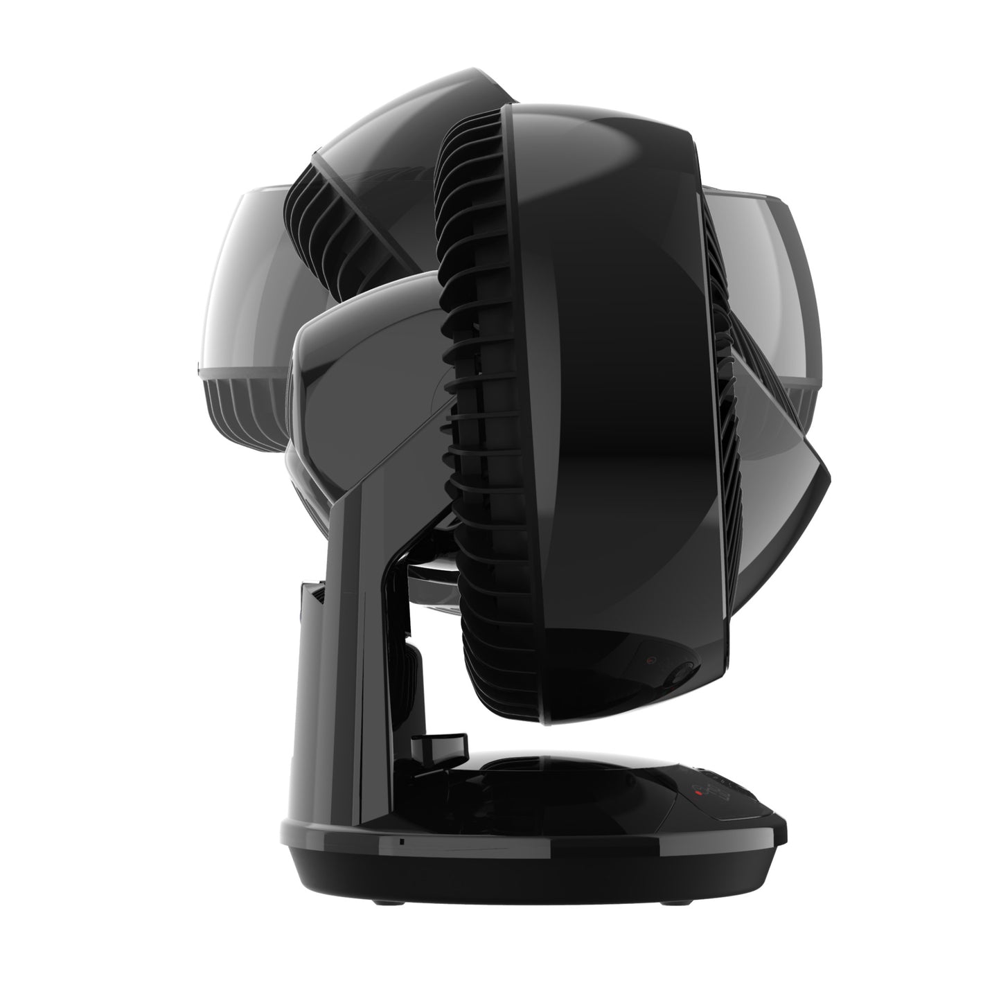 Lasko Whirlwind 7" DC Table Fan: Dual Oscillation, 12-Speed, Remote, Black