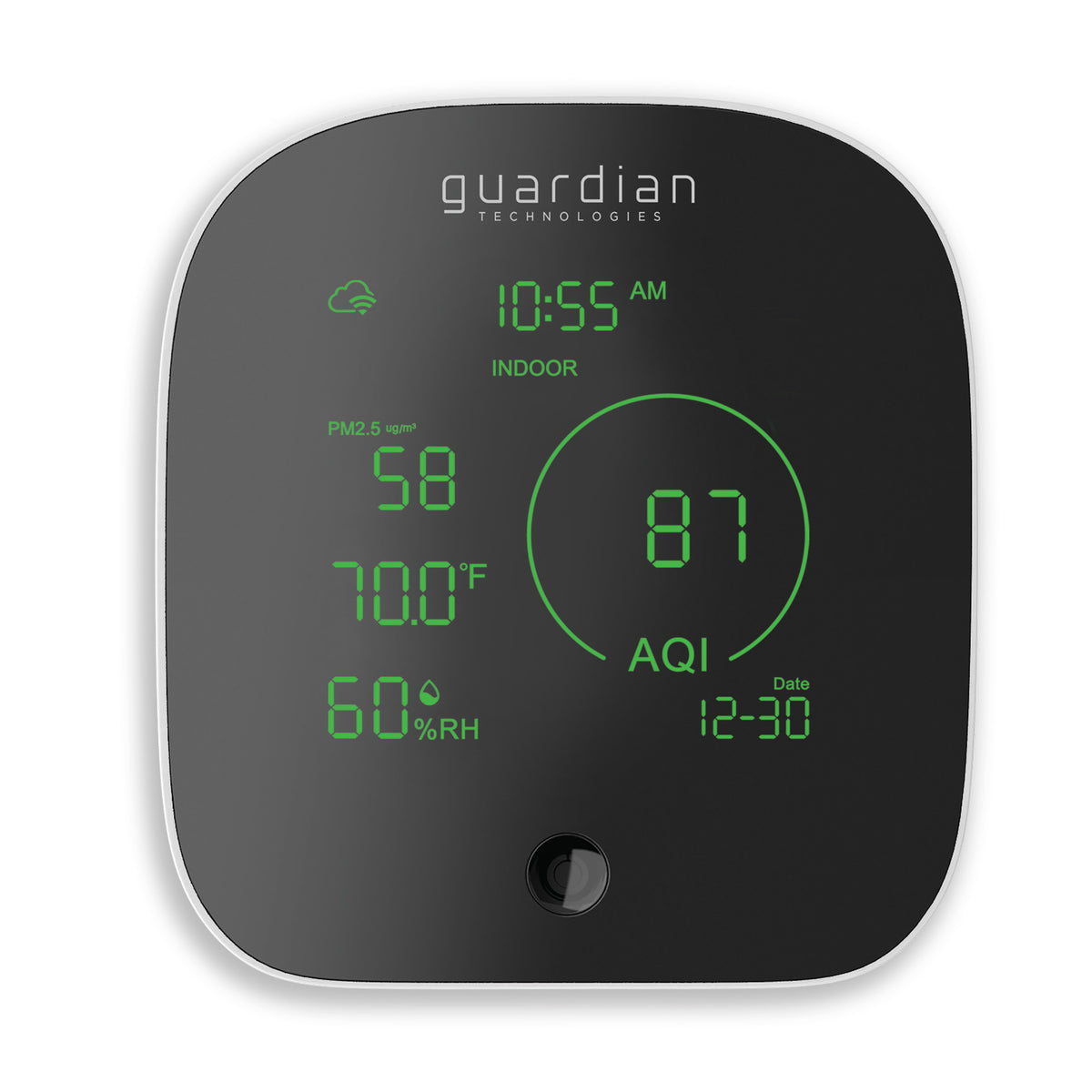 GermGuardian AQM101 Smart Air Quality Monitor, White