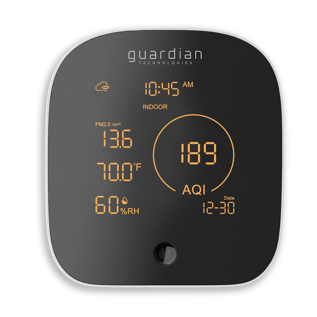 GermGuardian AQM101 Smart Air Quality Monitor, White