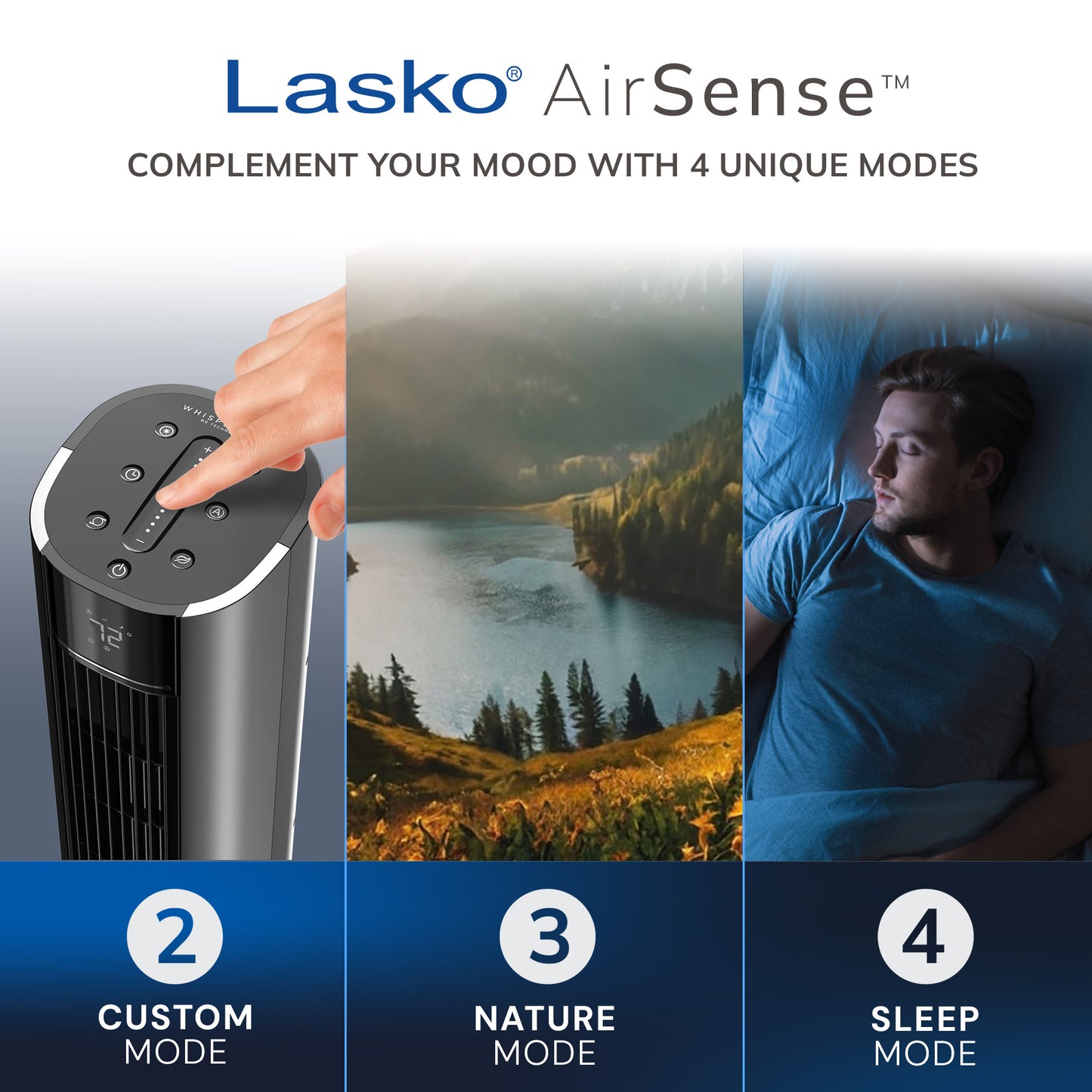 Lasko 40" DC Tower Fan: Oscillating, 12-Speed, Remote, Timer, Black