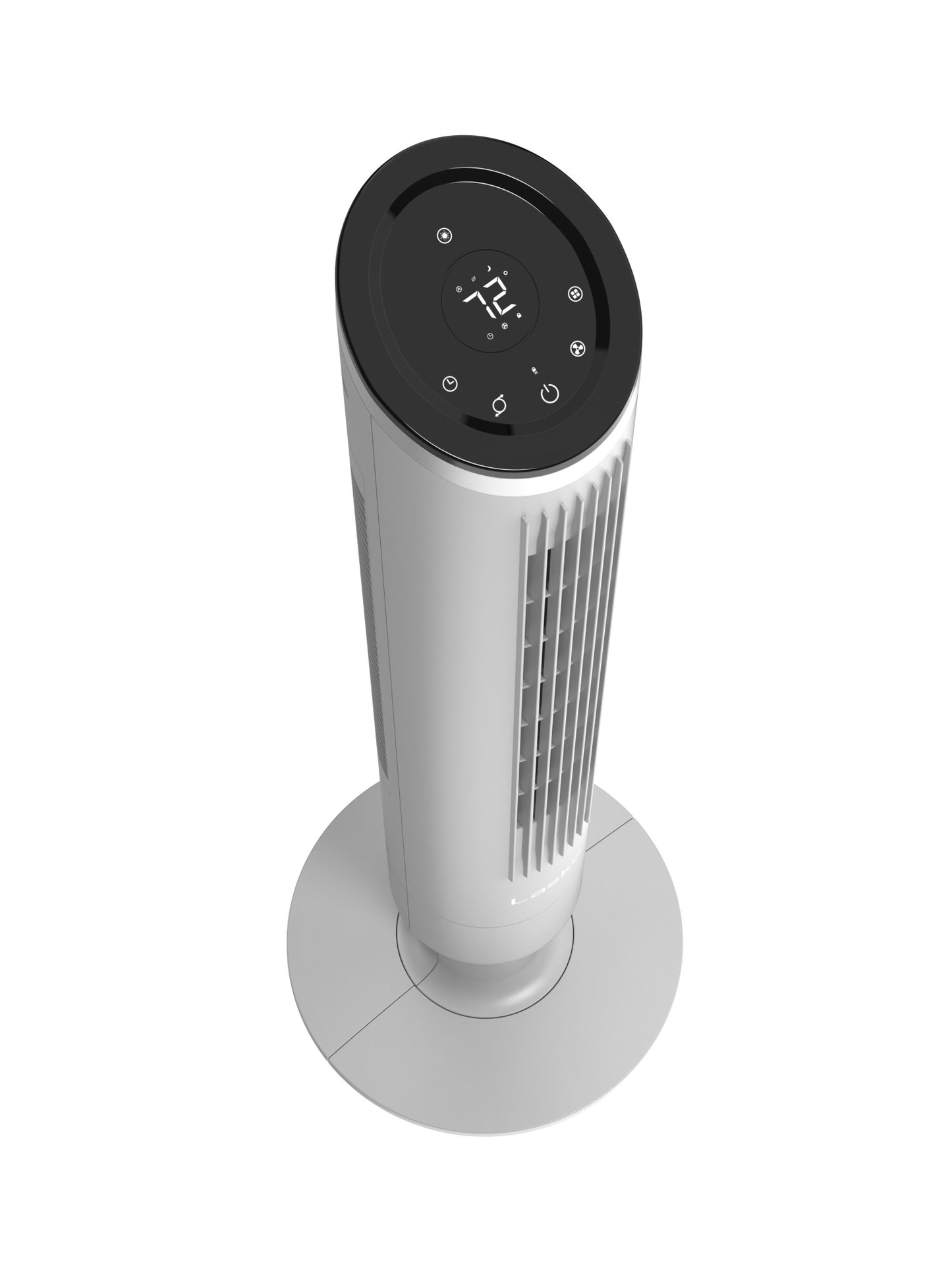 Lasko Apex 42" Tower Fan: Oscillating, 6-Speed, Remote, Timer, Gray