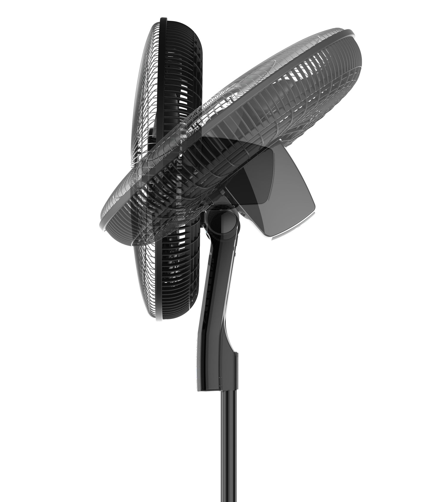 Lasko 18" Pedestal Fan: Oscillating, 4-Speed, Remote, Timer, Black