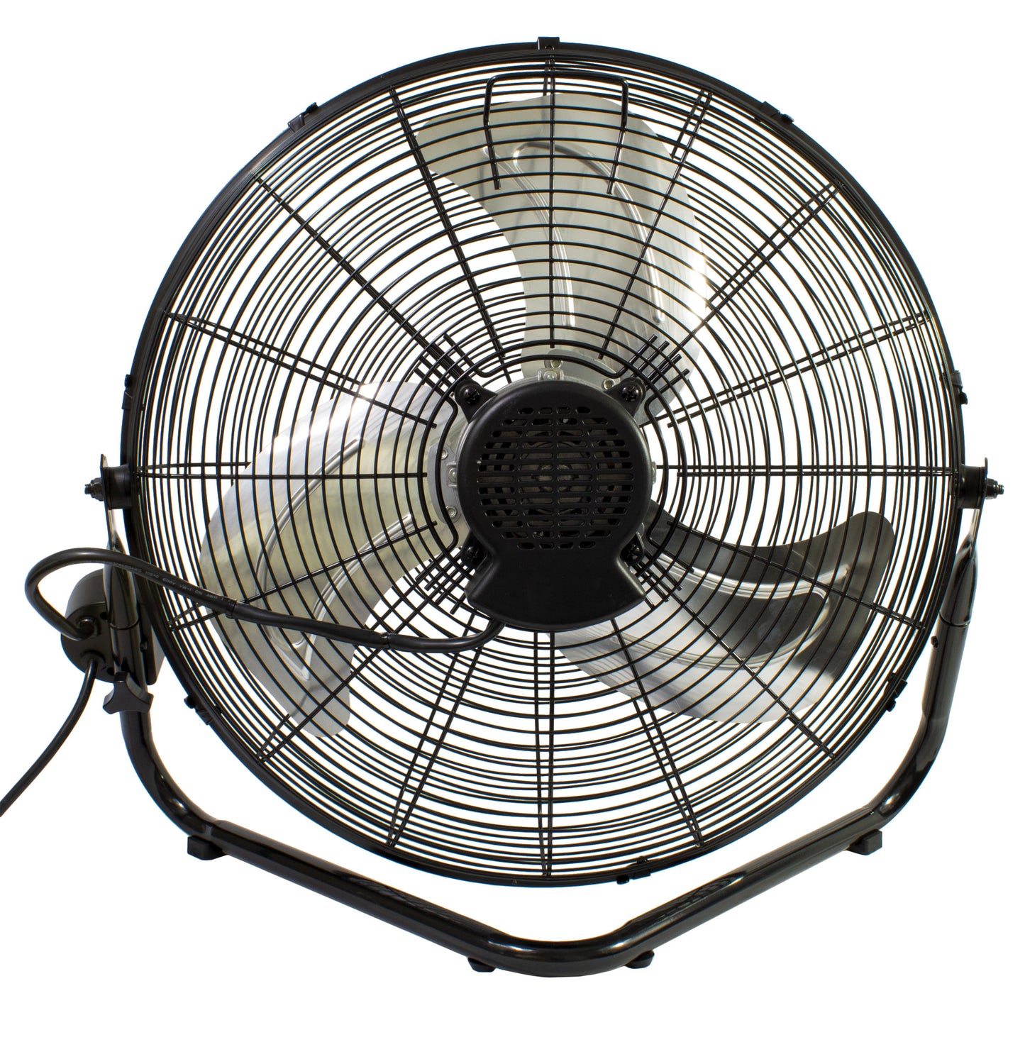 Lasko 20" High Velocity Floor Fan: Wall Mount, 3-Speed, Pivoting, Silver