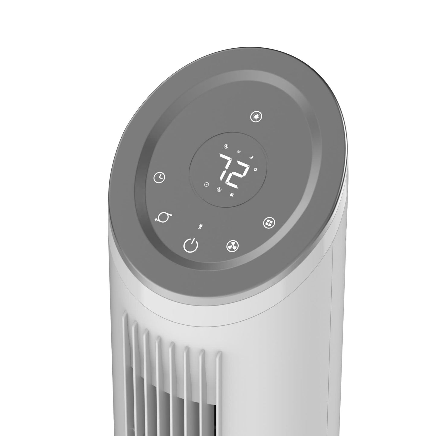Lasko Ascend 36" Tower Fan: Oscillating, 4-Speed, Remote, Timer, Gray