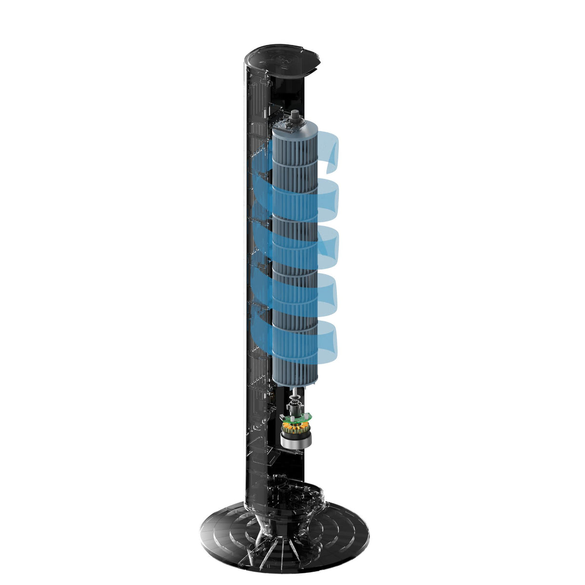 Lasko 42" DC Tower Fan: Oscillating, 12-Speed, Remote, Timer