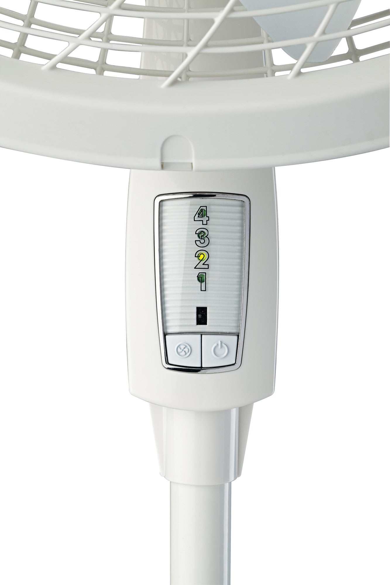 Lasko Cyclone 18" Pedestal Fan: Oscillating, 4-Speed, Remote, Tilting Head, White