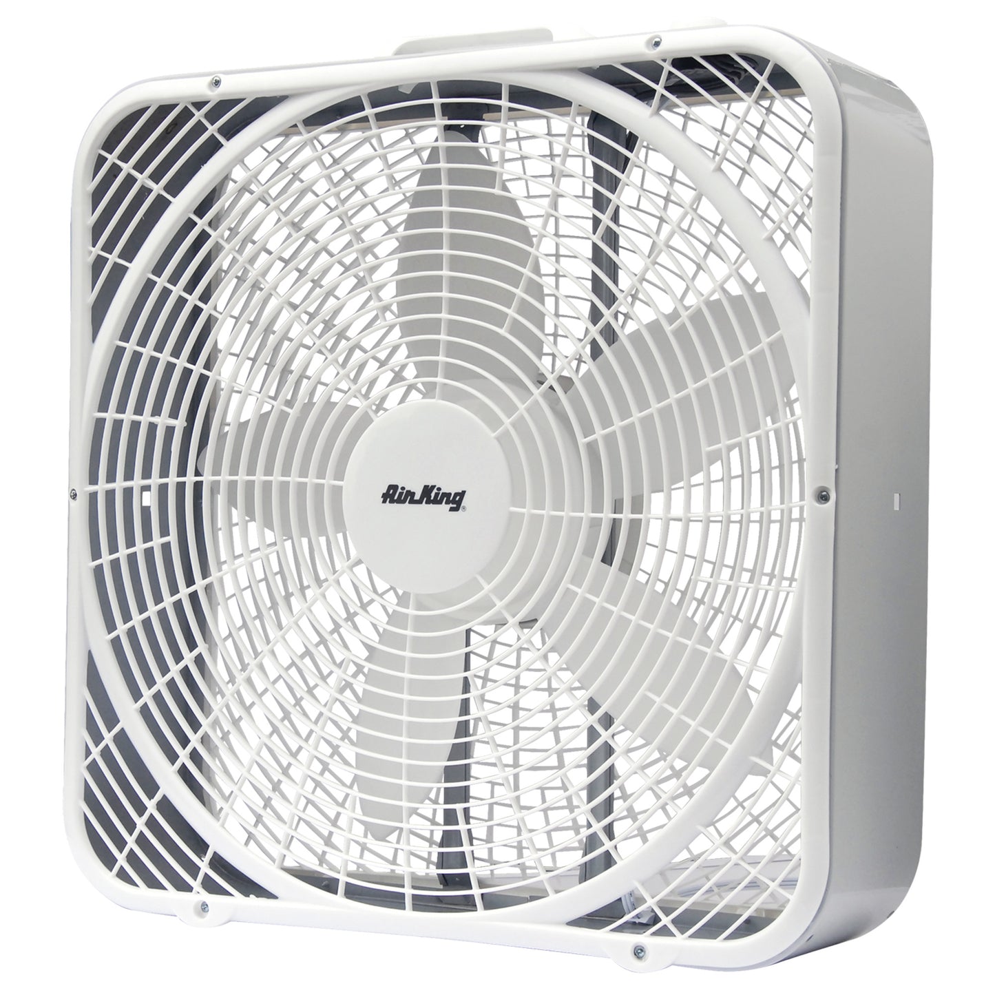 Air King 1/25 HP 20" Commercial Grade Box Fan: 3-Speed, High Velocity, Gray