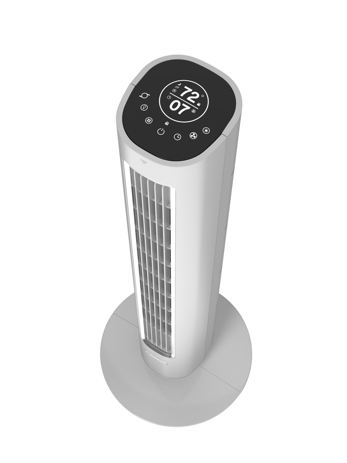 Lasko Pinnacle 40" DC Tower Fan: Oscillating, 12-Speed, Remote, Timer, Gray
