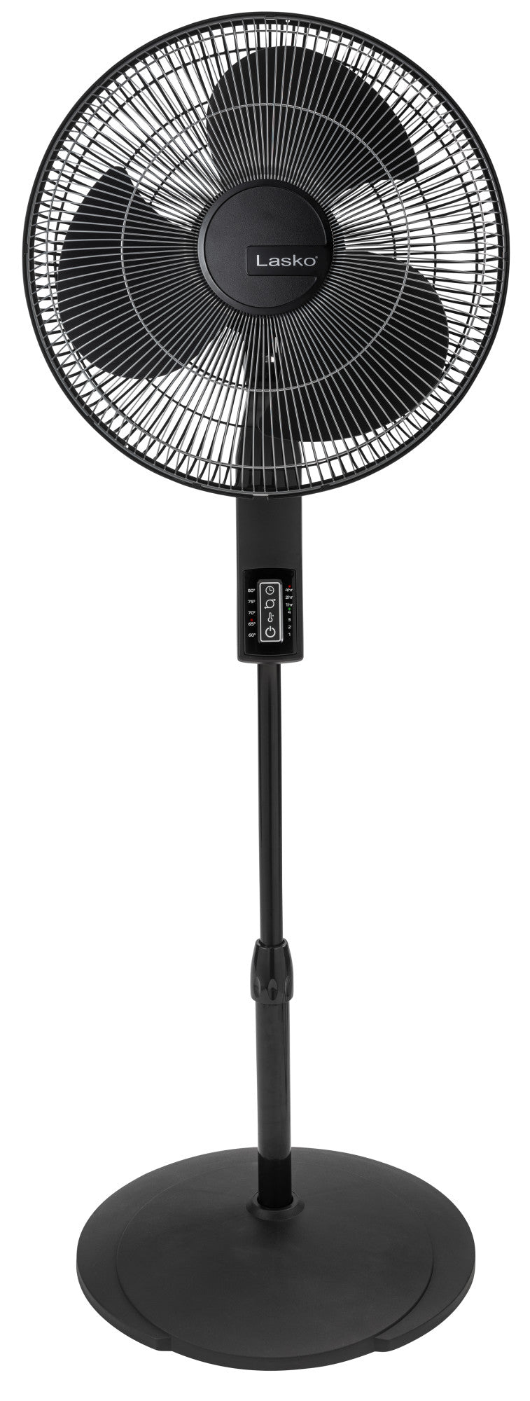 Lasko 16" Pedestal Fan: Oscillating, 4-Speed, Remote, Timer, Thermostat
