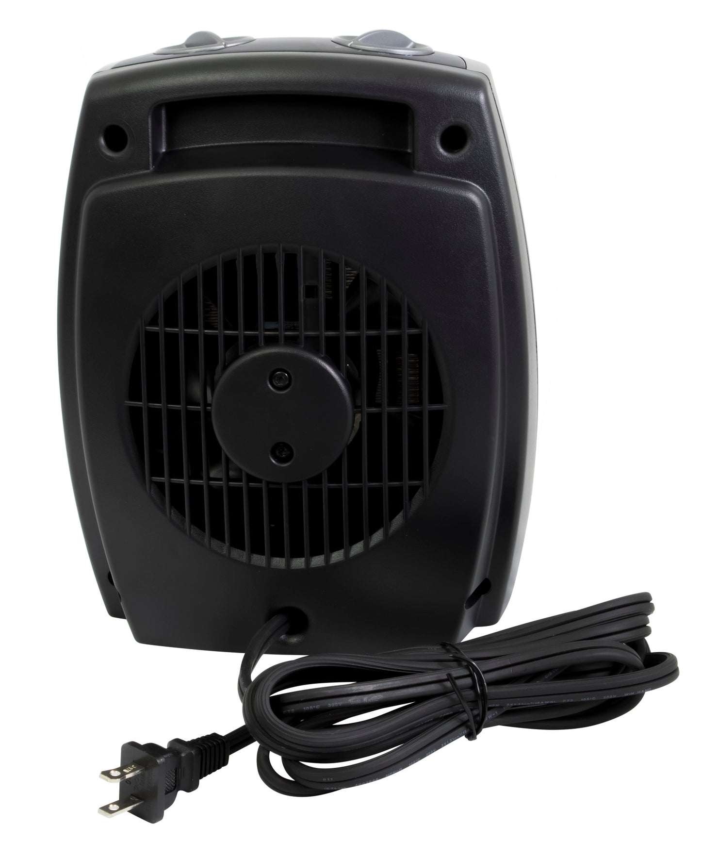 Lasko 9" Ceramic Table Top Heater (2 heat settings, manual, thermostat, tip-over switch, gray)