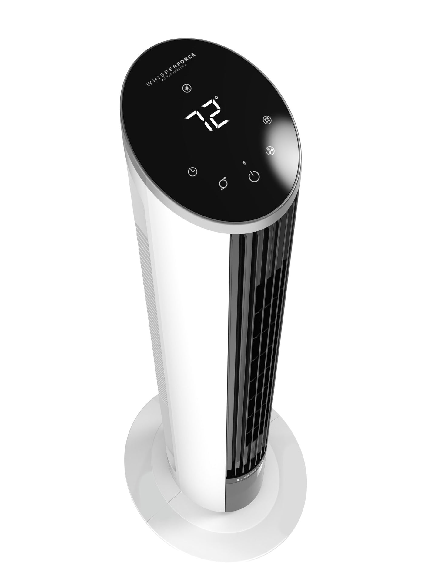 Lasko 42" DC Tower Fan: Oscillating, 12-Speed, Remote, Timer, White