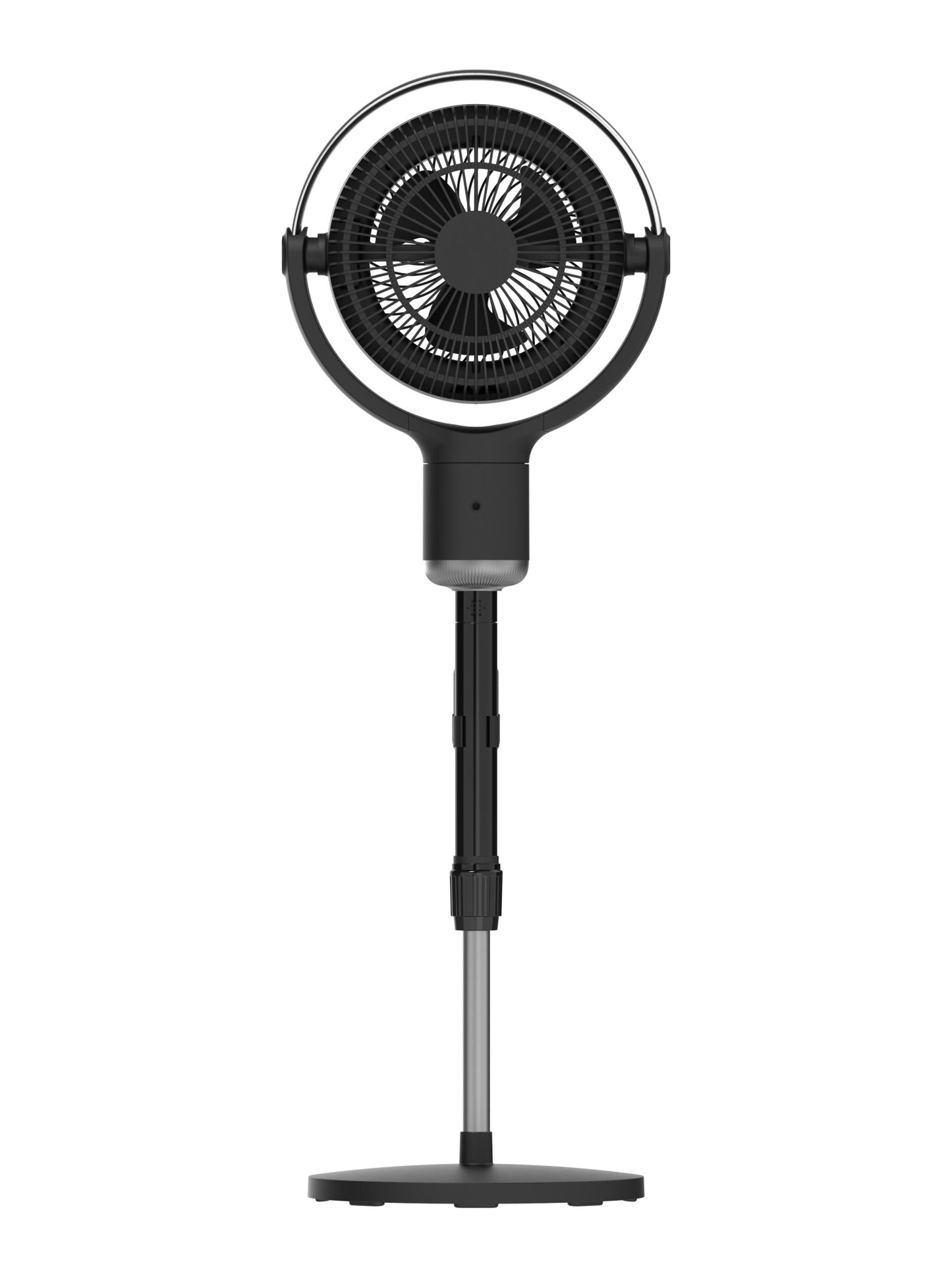 Lasko Whirlwind 7" DC Pedestal Fan: Dual Oscillation, 24-Speed, Remote, Timer, Black