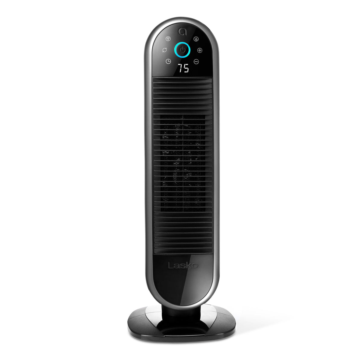 Lasko 22" Smart Ceramic Tower Space Heater: Oscillating, 3 Heat Settings, WiFi, Alexa/Google Enabled, Tip-Over Switch