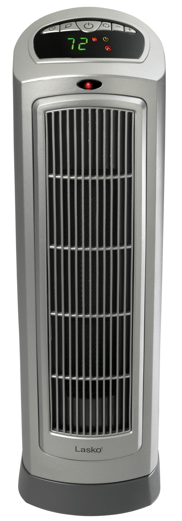 Lasko 1500W Digital Ceramic Space Heater with Remote, 755320, Silver