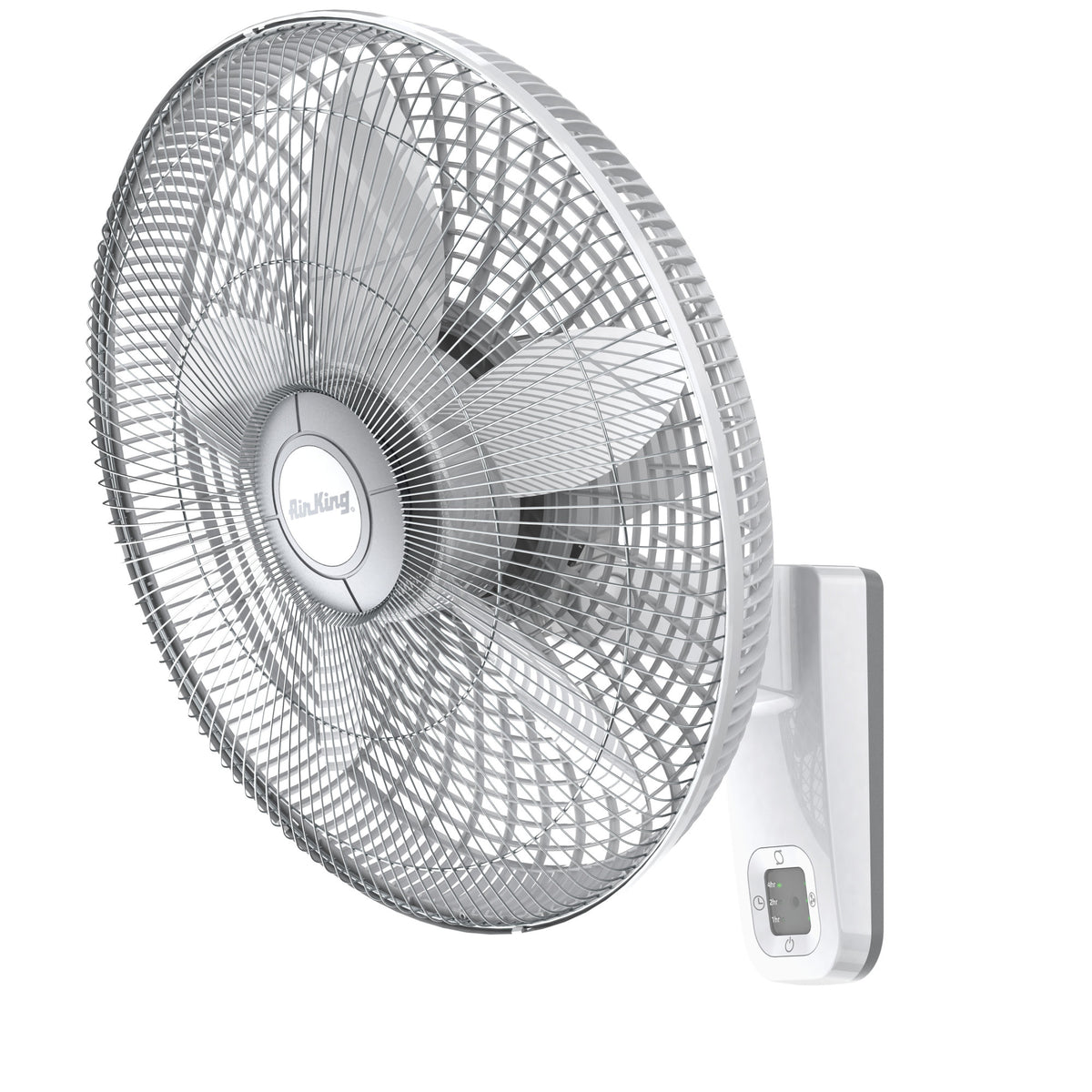 Air King 1/20 HP 18" Commercial Grade Wall Mount Fan: 3-Speed, Remote, Timer