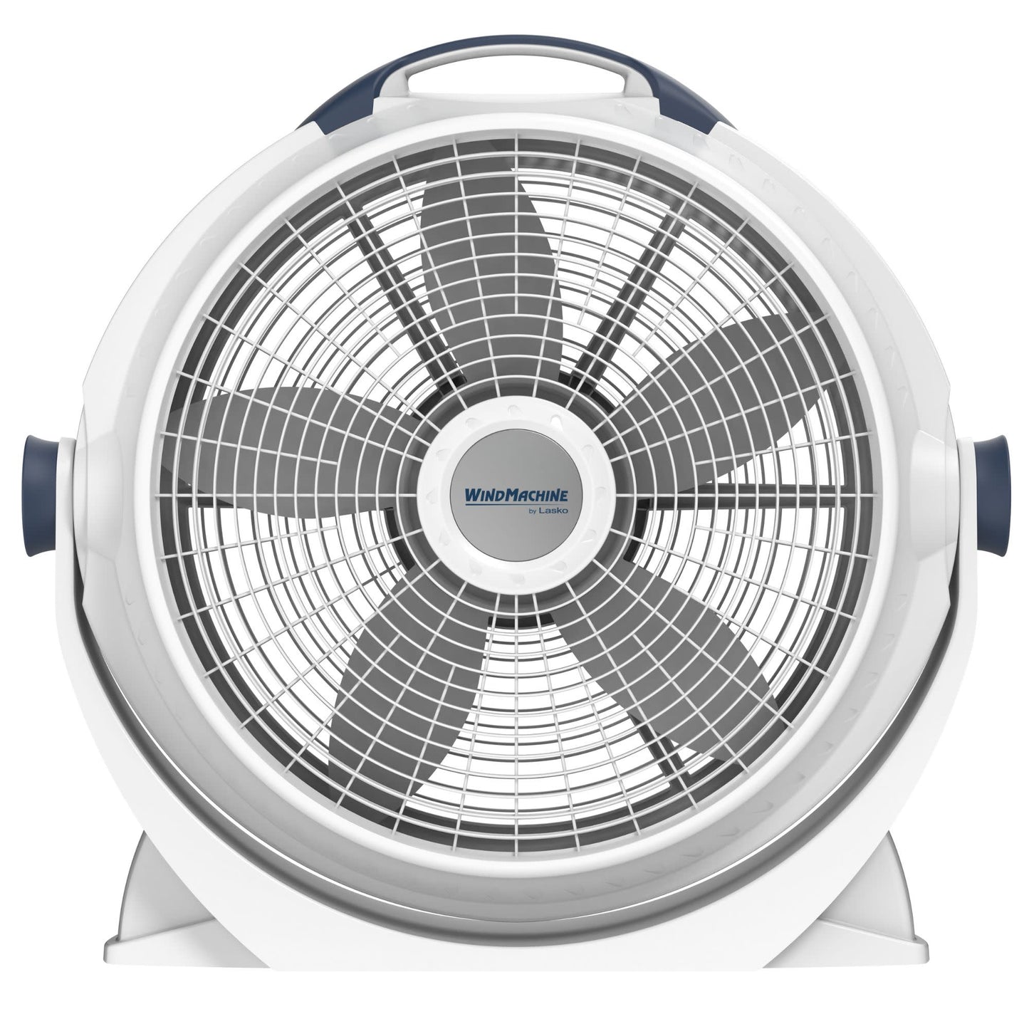Lasko Wind Machine 20" Air Circulator Fan: 3-Speed, 360° Directional Airflow, Gray