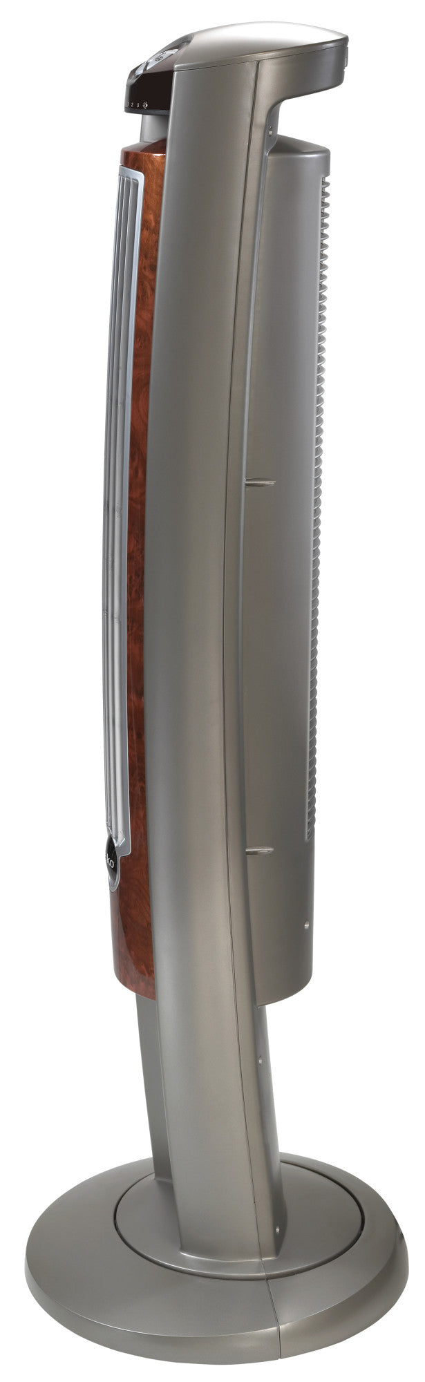 Lasko Wind Curve 42" Tower Fan: Oscillating, 3-Speed, Remote, Timer, Gray