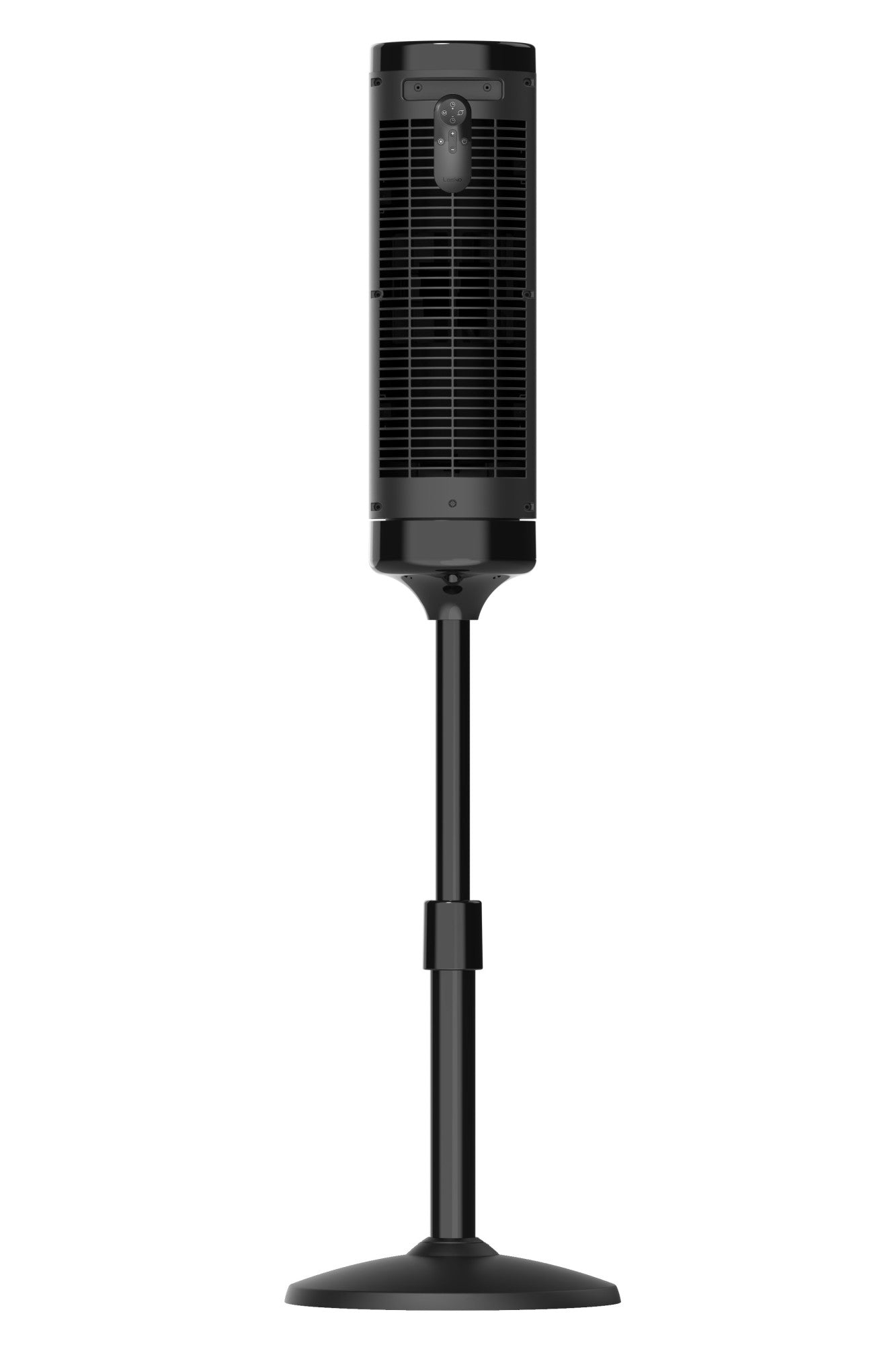 Lasko Elevation 54" DC Pedestal Tower Fan: Oscillating, 8-Speed, Remote, Black
