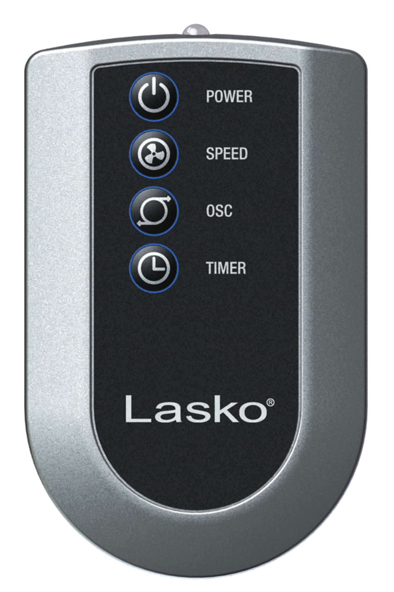 Lasko 35" Tower Fan: Oscillating, 3-Speed, High Velocity, Manual Louvers, Remote, Black