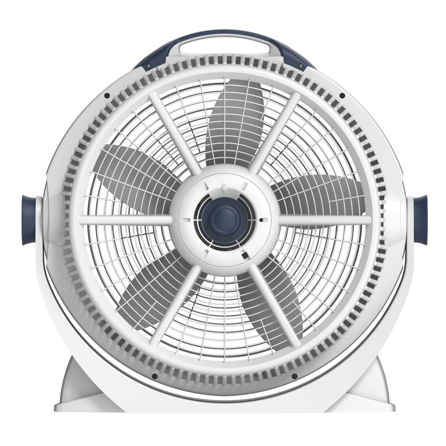 Lasko Wind Machine 20" Air Circulator Fan: 3-Speed, 360° Directional Airflow, Gray