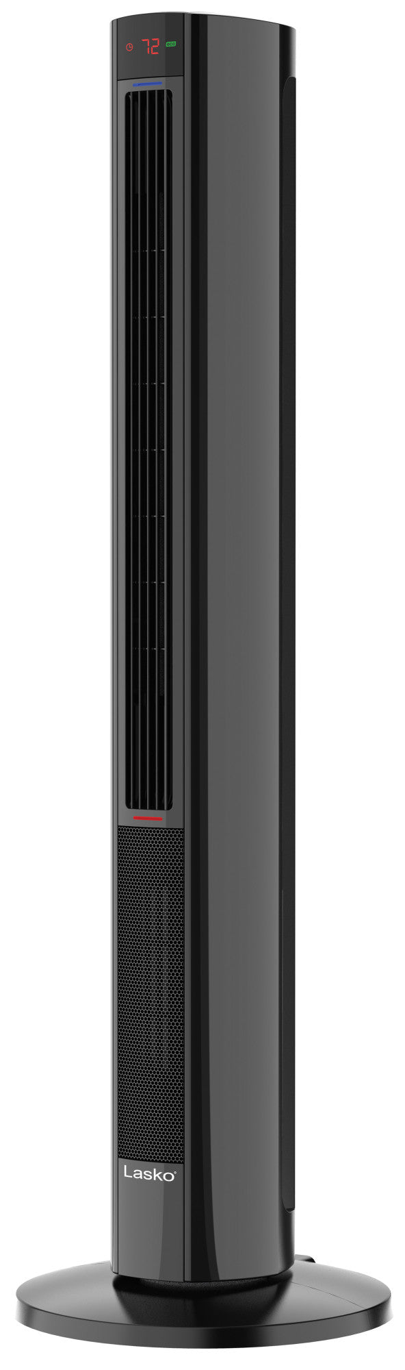 Lasko 1500W Oscillating All Season Tower Fan & Space Heater with Timer & Remote, FH610, Black