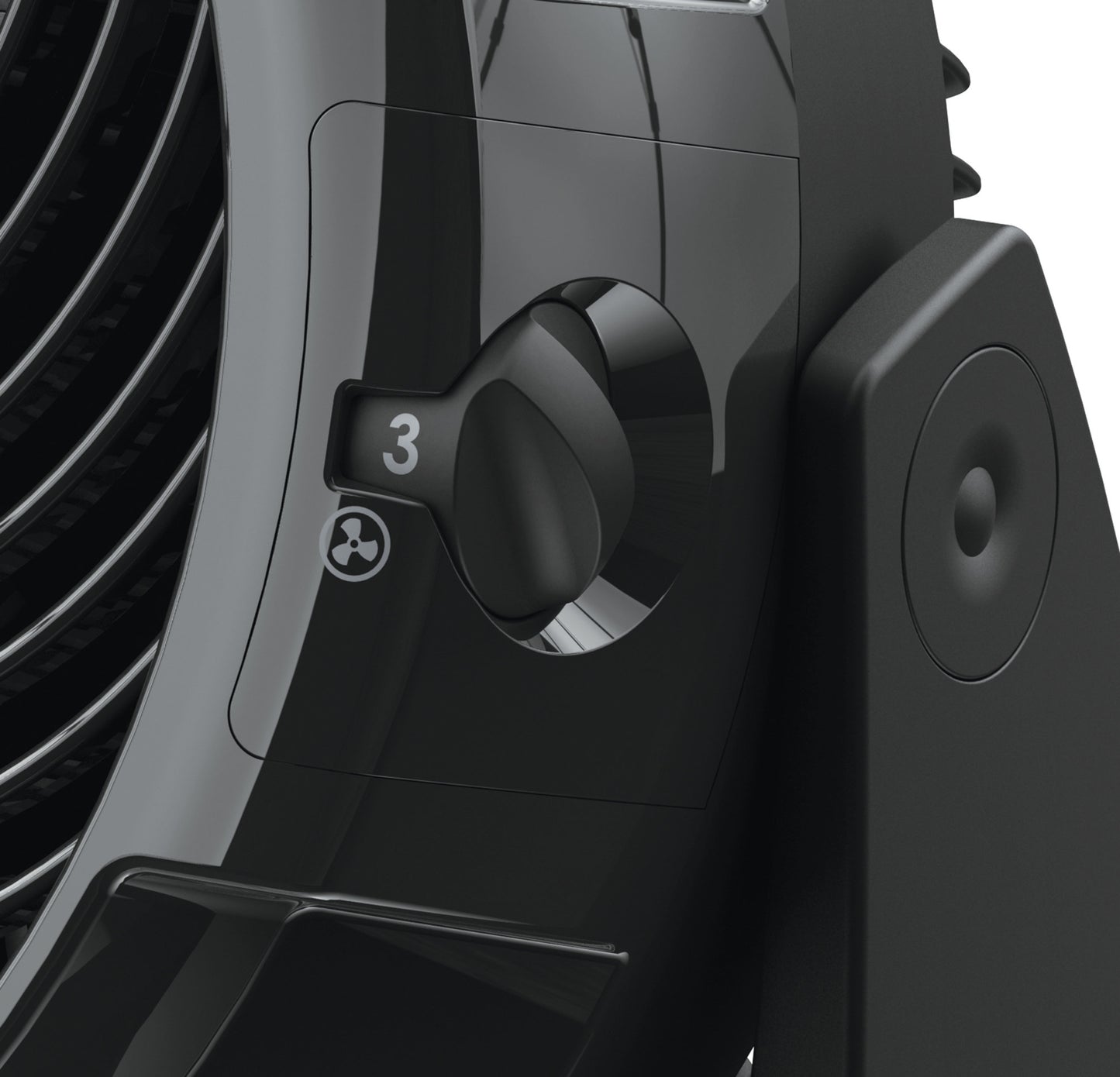 Lasko Air Flexor 10" Floor Fan: Wall Mount, 3-Speed, High Velocity, Pivoting, Black