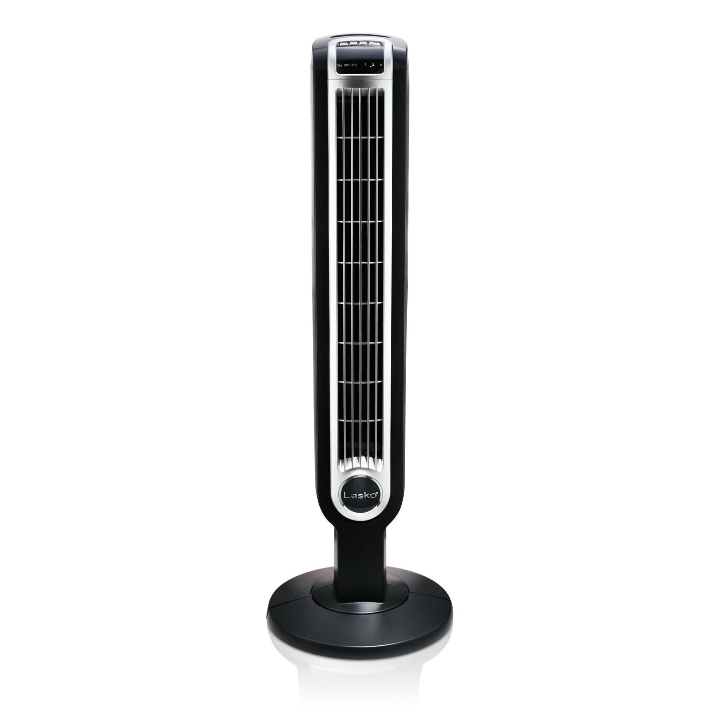 Lasko 36" Tower Fan: Oscillating, 3-Speed, Remote, Timer, Black
