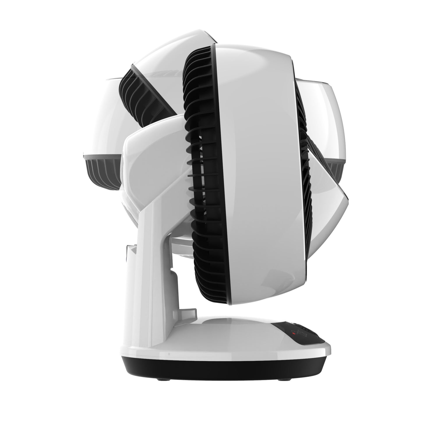 Lasko Whirlwind 7" DC Table Fan: Dual Oscillation, 12-Speed, Remote, White