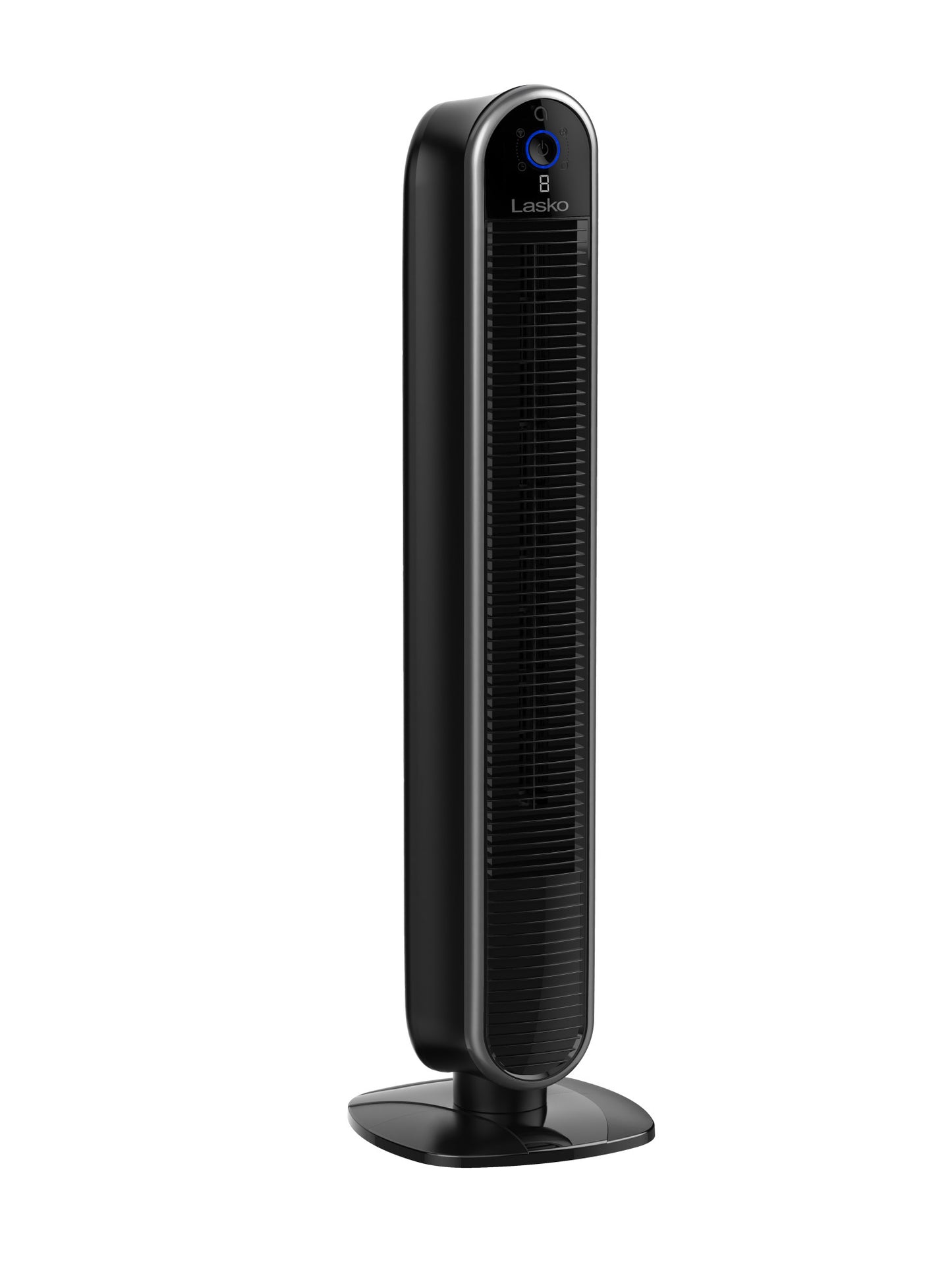 Lasko 40" Smart Tower Fan: Oscillating, 5-Speed, Timer, Wi-Fi, Black