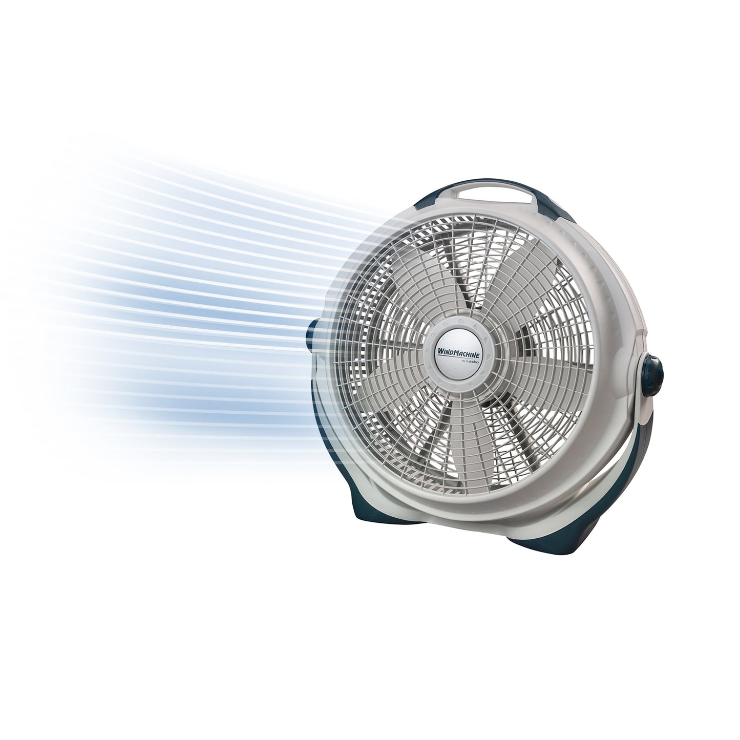 Lasko Wind Machine 20" Air Circulator Fan: 3-Speed, Pivoting, Gray