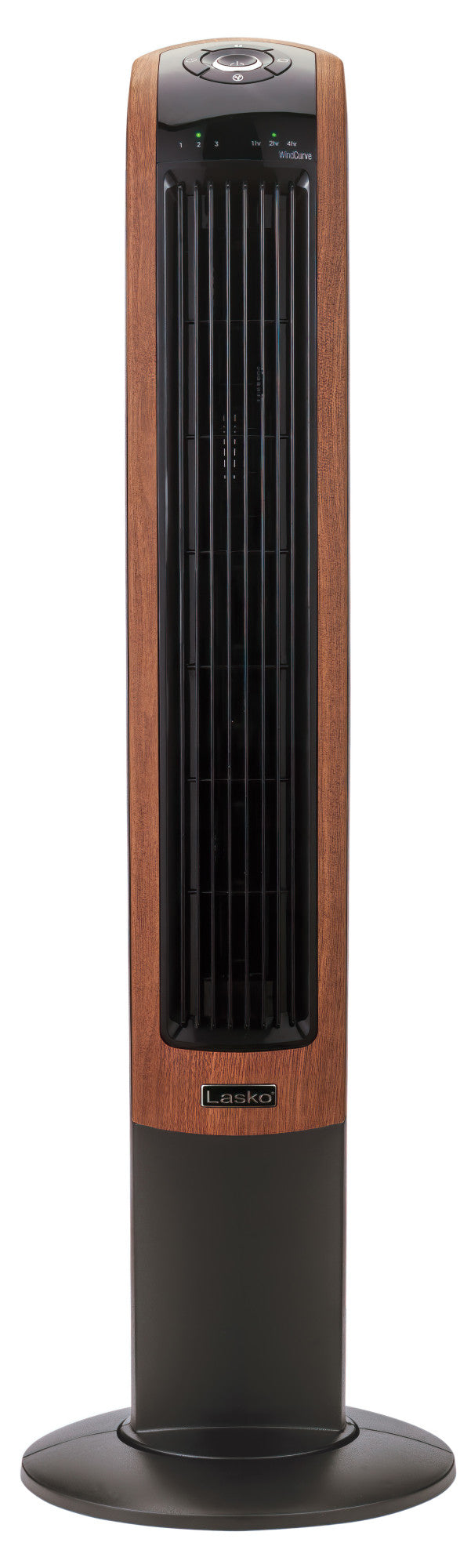 Lasko Wind Curve 42" Tower Fan: Oscillating, 3-Speed, Bluetooth, Timer, Black