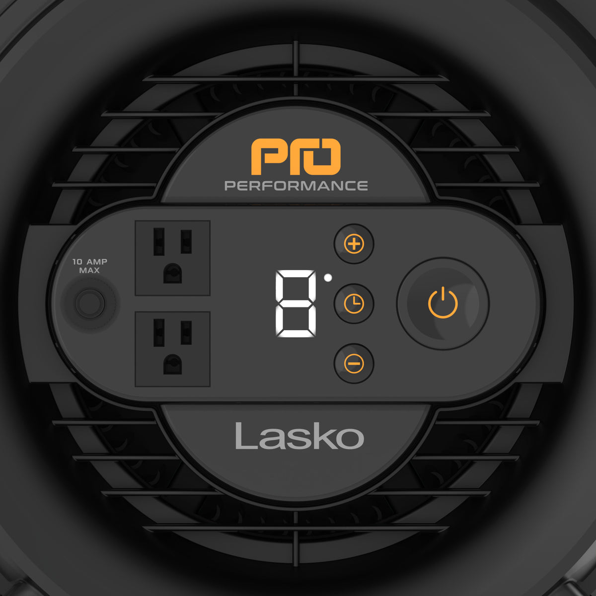 Lasko 14" DC Air Mover Blower Fan: 9-Speed, High Velocity, 2 Outlets, Pivoting