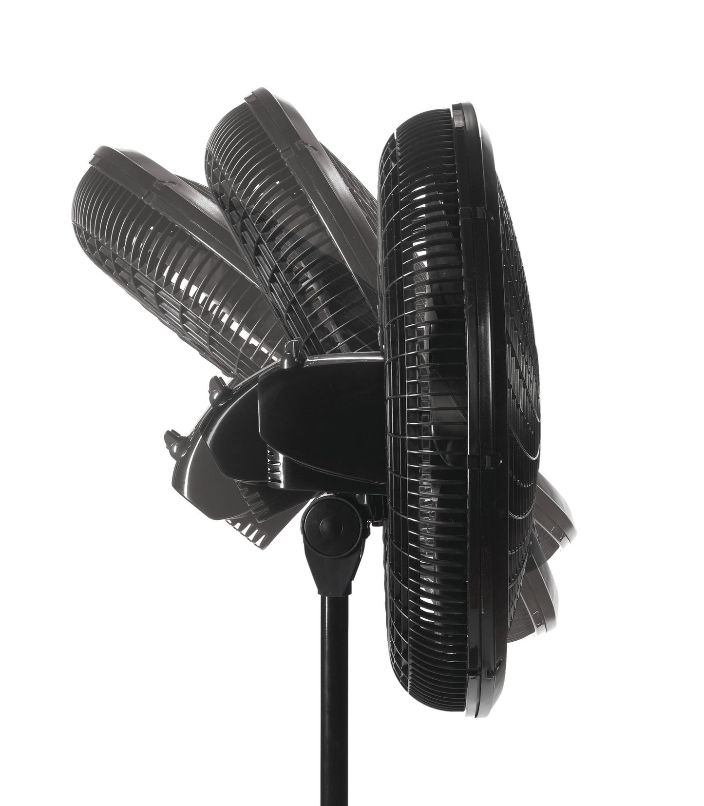 Lasko 18" Pedestal Fan: Oscillating, 3-Speed, Adjustable Height, Black