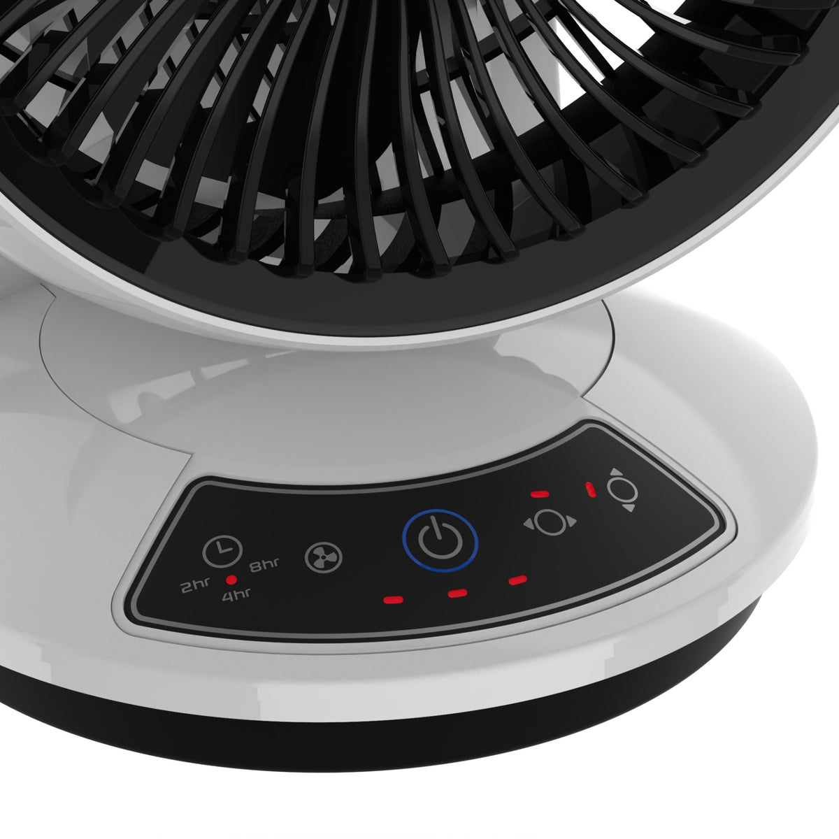 Lasko Whirlwind 7" Table Fan: Dual Oscillation, 3-Speed, Remote