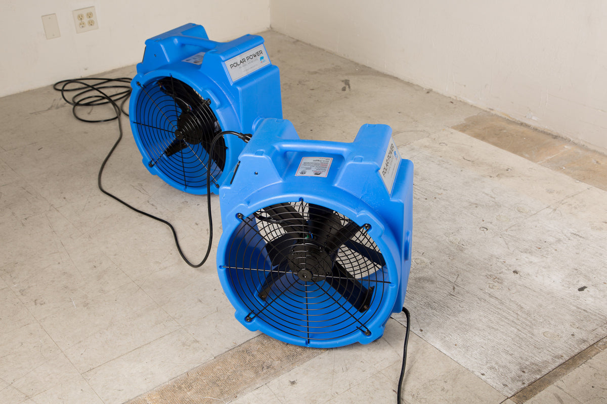 B-Air 1/4 HP Axial Air Mover & Blower Fan: 3300CFM, 2-speed, GFCI, 25' cord