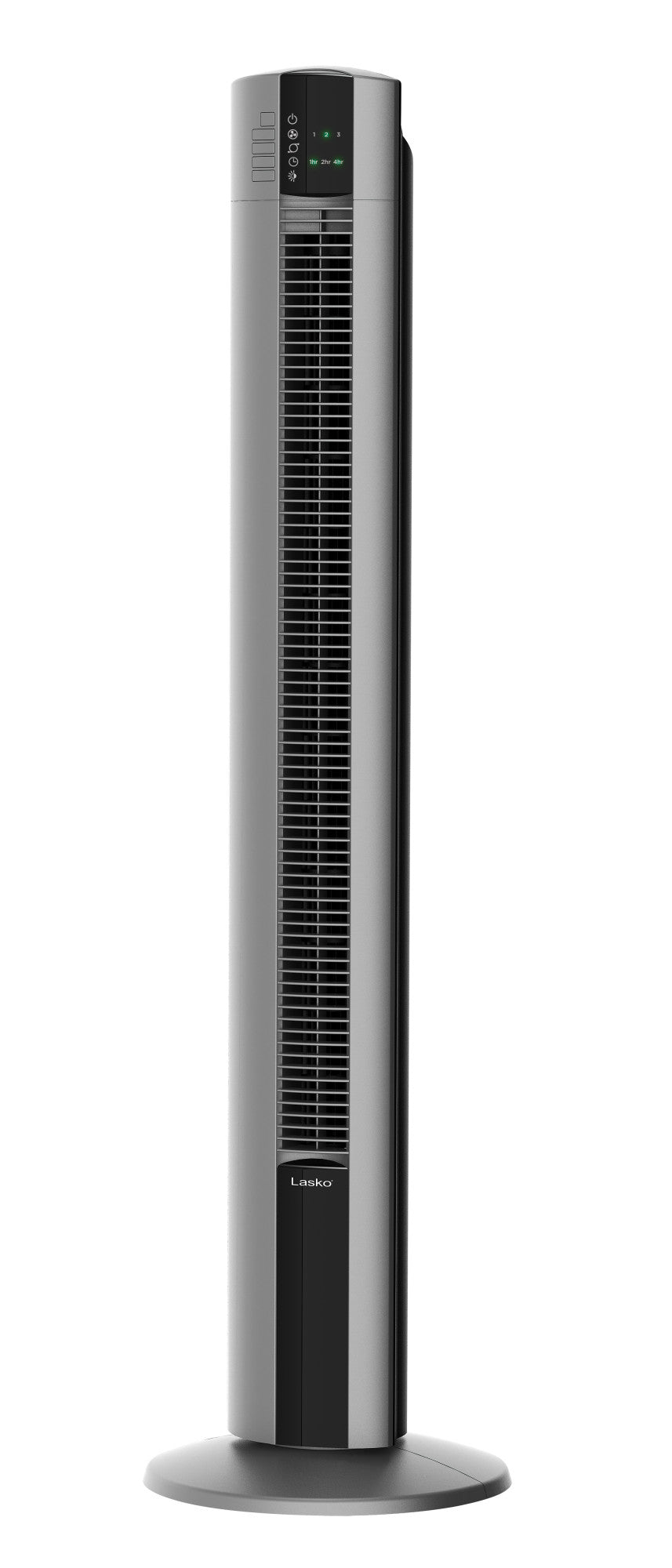 Lasko 48" Tower Fan: Oscillating, 3-Speed, Remote, Timer, Gray