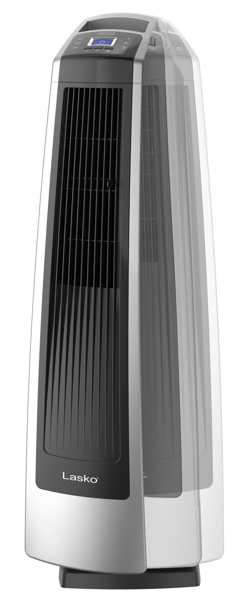 Lasko 35" Tower Fan: Oscillating, 3-Speed, High Velocity, Remote, Black
