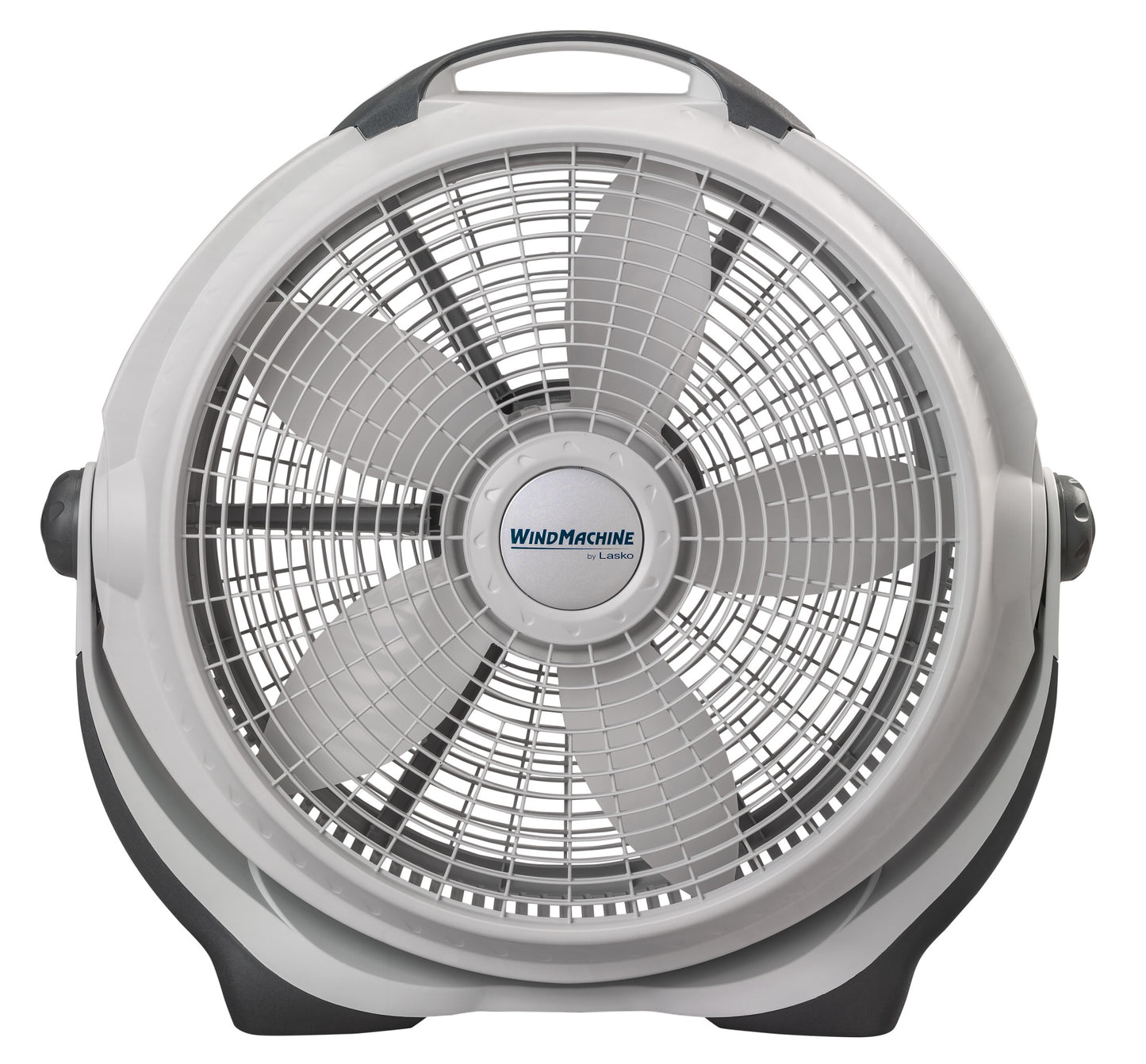 Lasko Wind Machine 20" Air Circulator Fan: 3-Speed, Pivoting, Gray