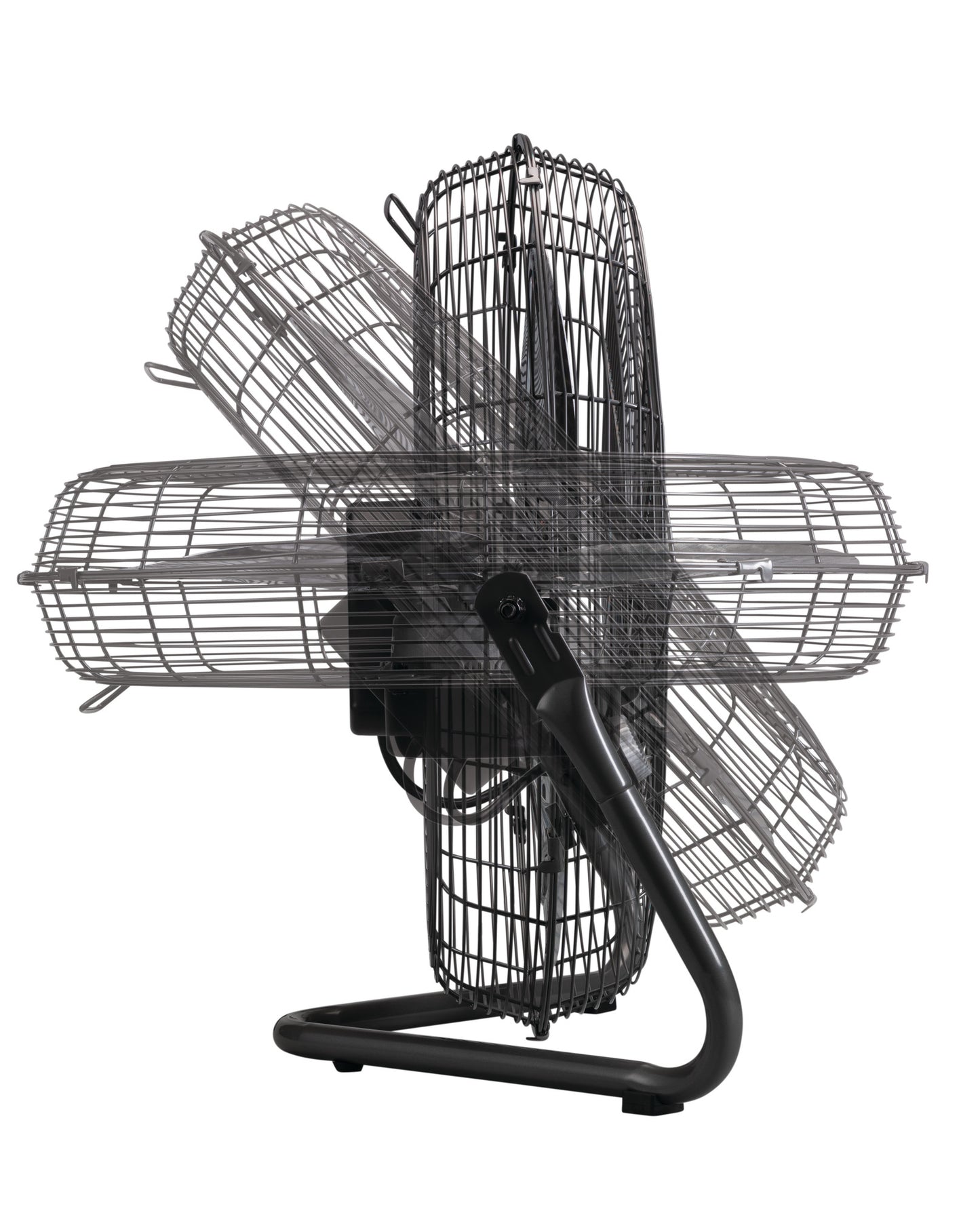 Lasko 20" High Velocity Floor Fan: Wall Mount, 3-Speed, Pivoting, Silver