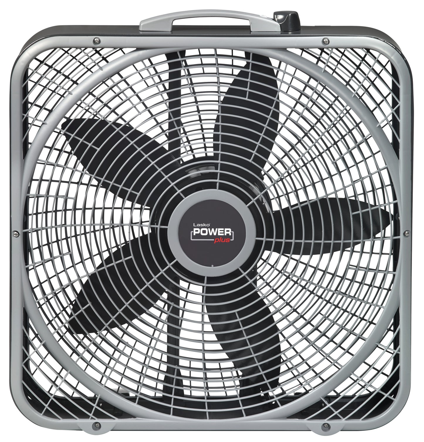 Lasko Weather Shield 20" Box Fan: 3-Speed, Weather-Resistant Motor, Gray