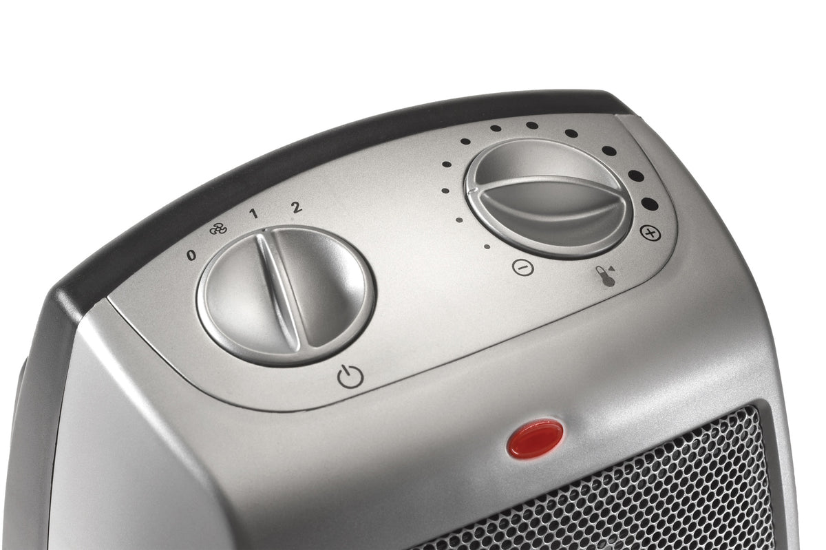 Lasko 9" Ceramic Space Heater: Overheat Protection, 2 Heat Settings, Thermostat