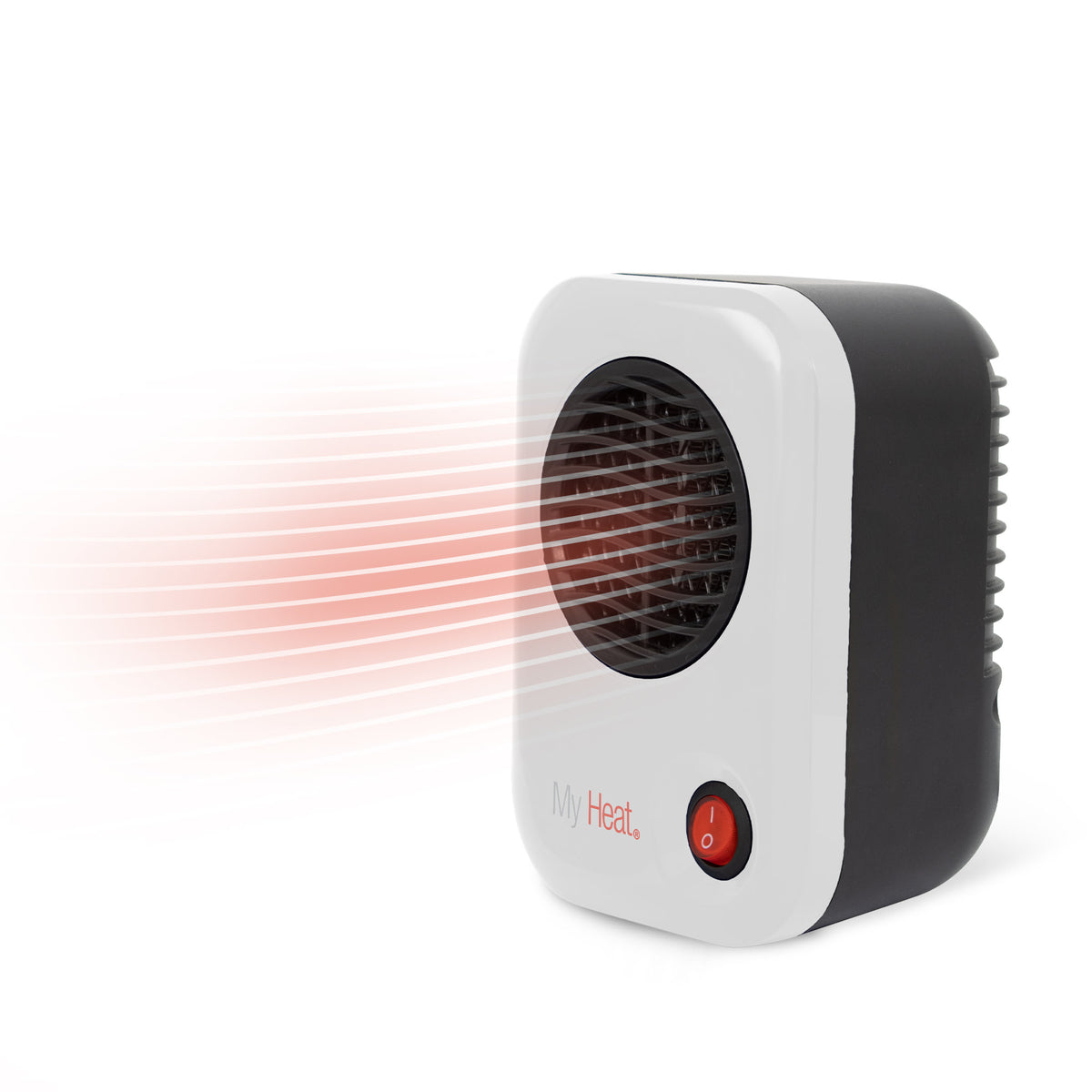 Lasko MyHeat 6" Personal Ceramic Space Heater: 200W, 1 Heat Setting, White
