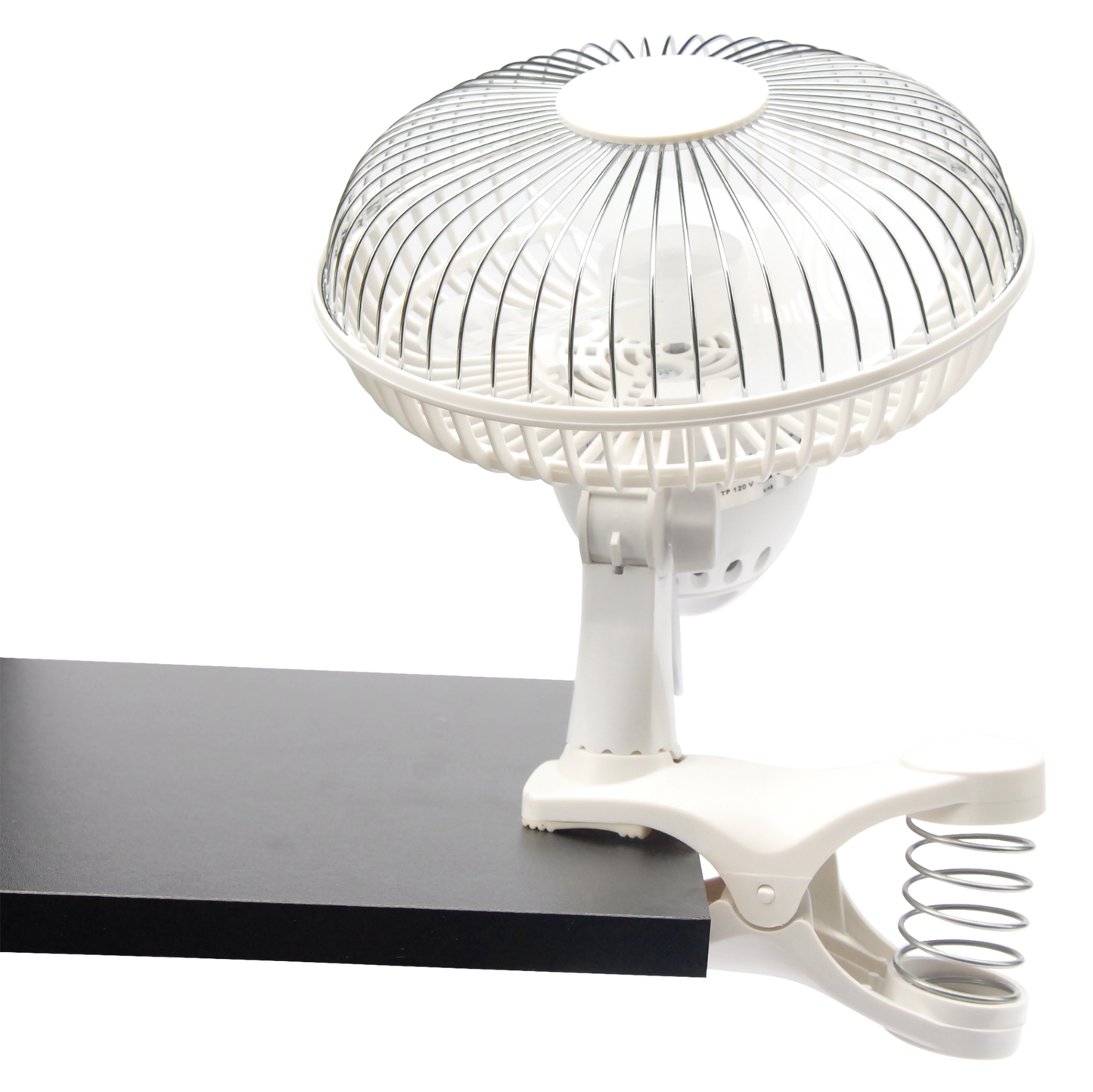 Air King 6" Commercial Grade Clip-On Fan: 2-Speed, Pivoting, White