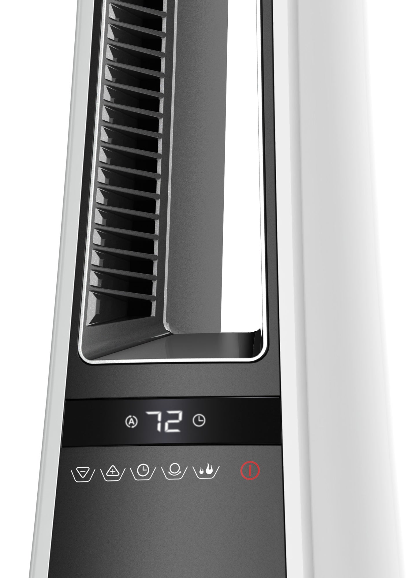 Lasko Air Logic 27" Bladeless Tower Heater (2 heat settings, remote, timer, white/gray)