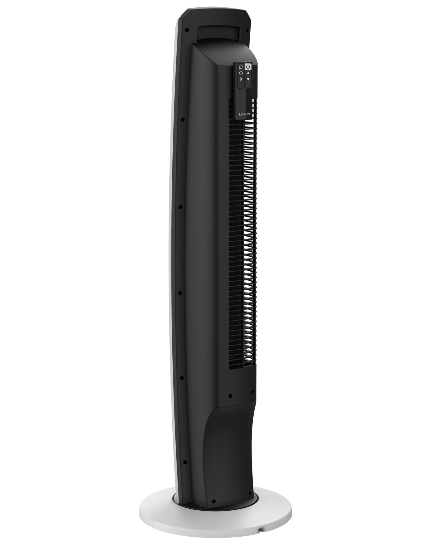 Lasko EcoQuiet 42" DC Tower Fan: Oscillating, 12-Speed, Remote, White