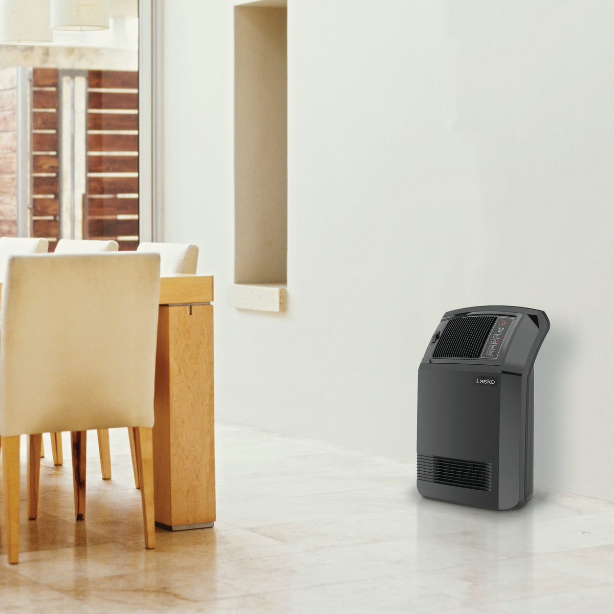 Lasko 23" Ceramic Console Space Heater: 2 Heat Settings, Remote, Timer, Adjustable Louvers, Thermostat