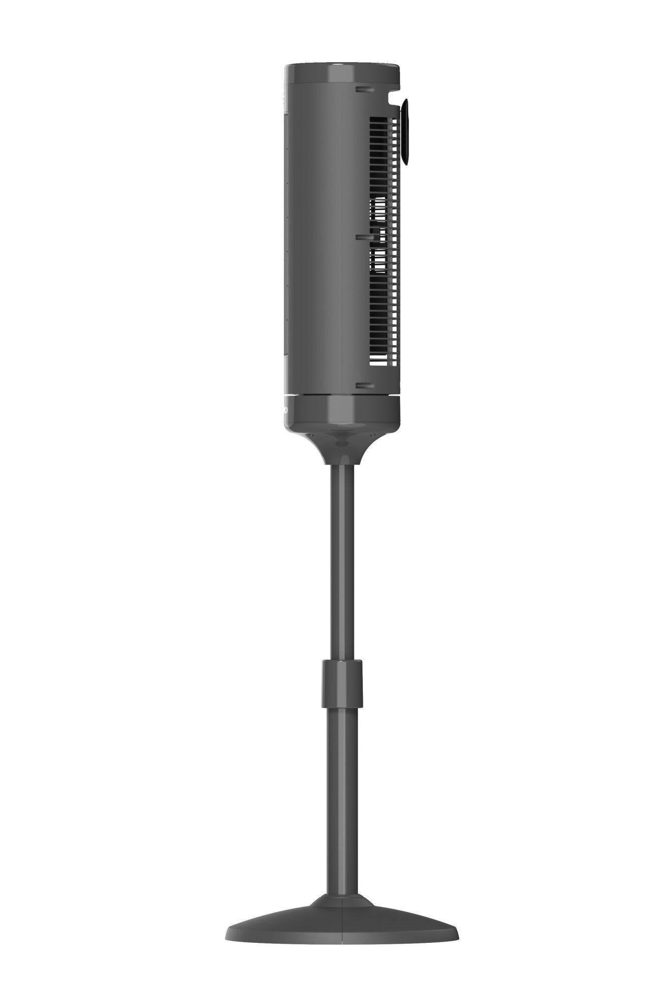 Lasko Rise 54" DC Pedestal Fan: Oscillating, 8-Speed, Remote, Timer, Gray