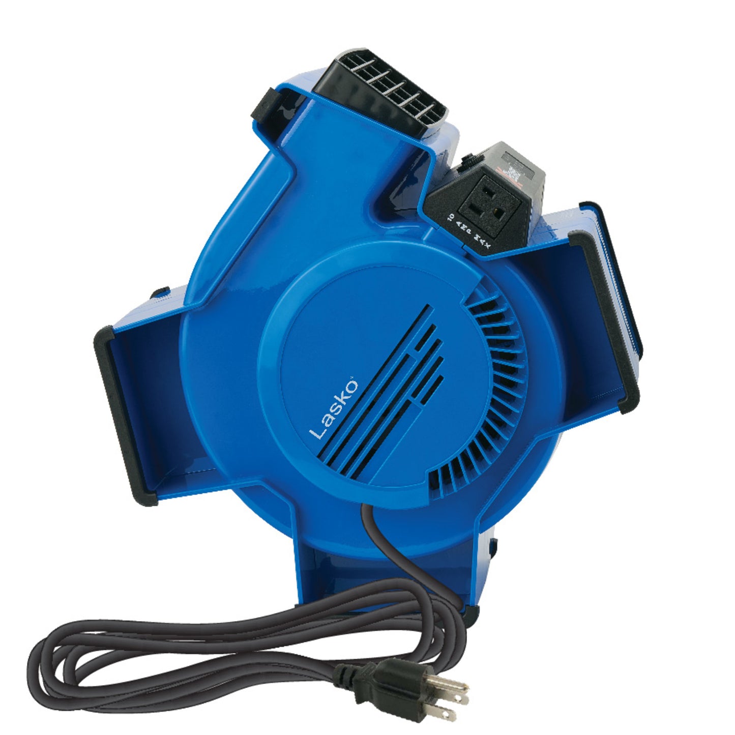 Lasko X-Blower 11" Air Mover Blower Fan: 3-Speed, High Velocity, 1 Outlet, Blue