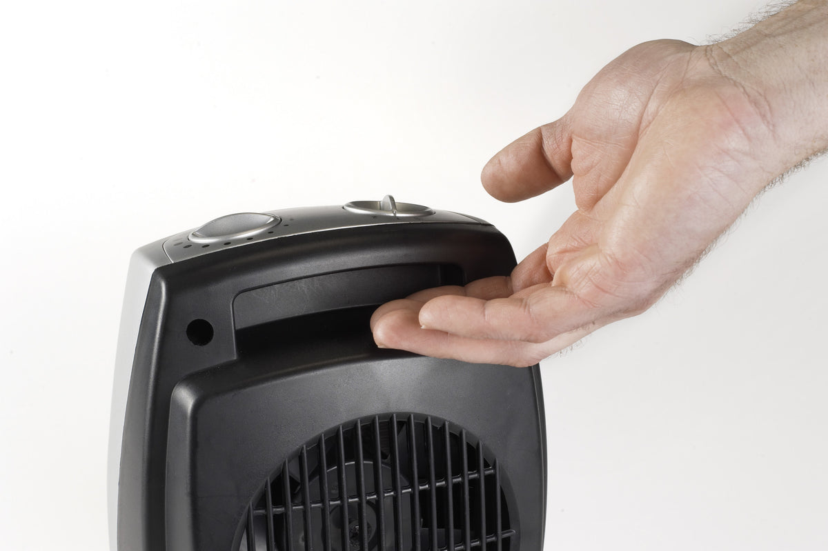 Lasko 9" Ceramic Space Heater: Overheat Protection, 2 Heat Settings, Thermostat