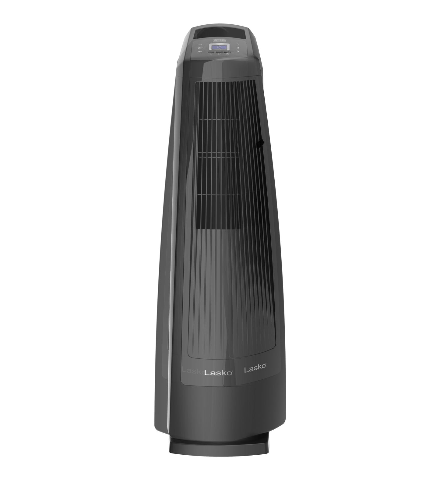 Lasko 35" Tower Fan: Oscillating, 3-Speed, High Velocity, Manual Louvers, Remote, Black